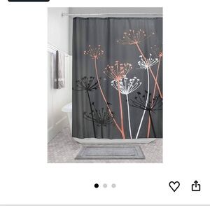 IDesign Fabric Shower Curtain